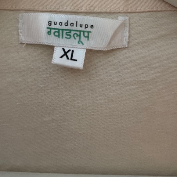 Anthropology Guadalupe Designs Carola Embroidered Pink Jacket XL India Italy - Picture 7 of 8